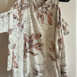 1. State Elegant Blouse in Classic White Size Large. Never worn!